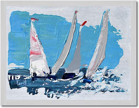 Candy Stripe Regatta von Beth A. Forst