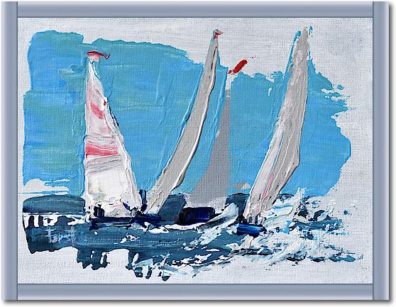 Candy Stripe Regatta von Beth A. Forst