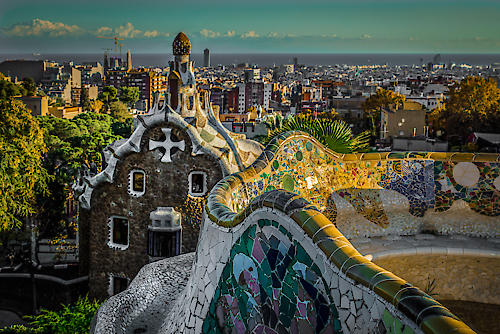 Colourful Barcelona von Ronin
