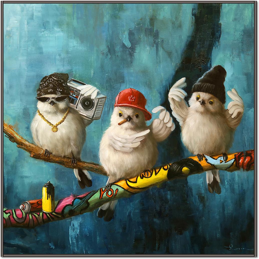 Birdz in da Hood No.2 von Lucia Heffernan