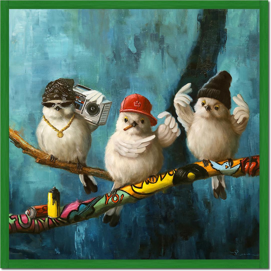 Birdz in da Hood No.2 von Lucia Heffernan