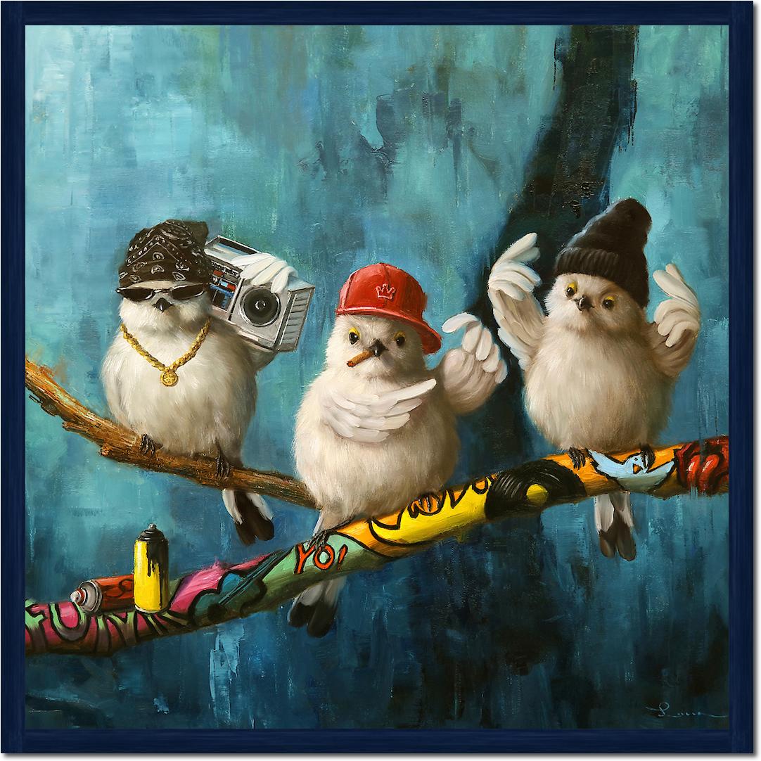 Birdz in da Hood No.2 von Lucia Heffernan