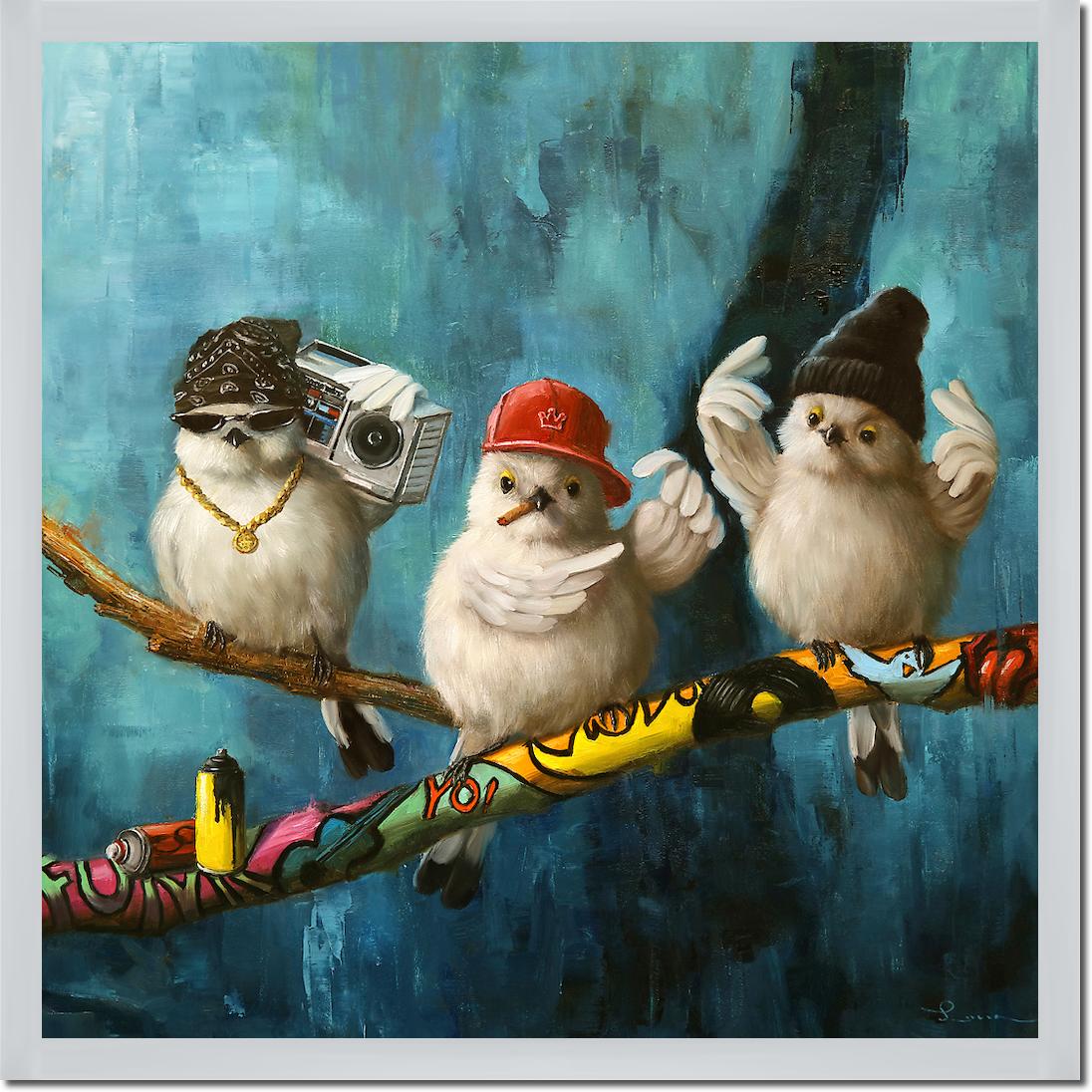 Birdz in da Hood No.2 von Lucia Heffernan