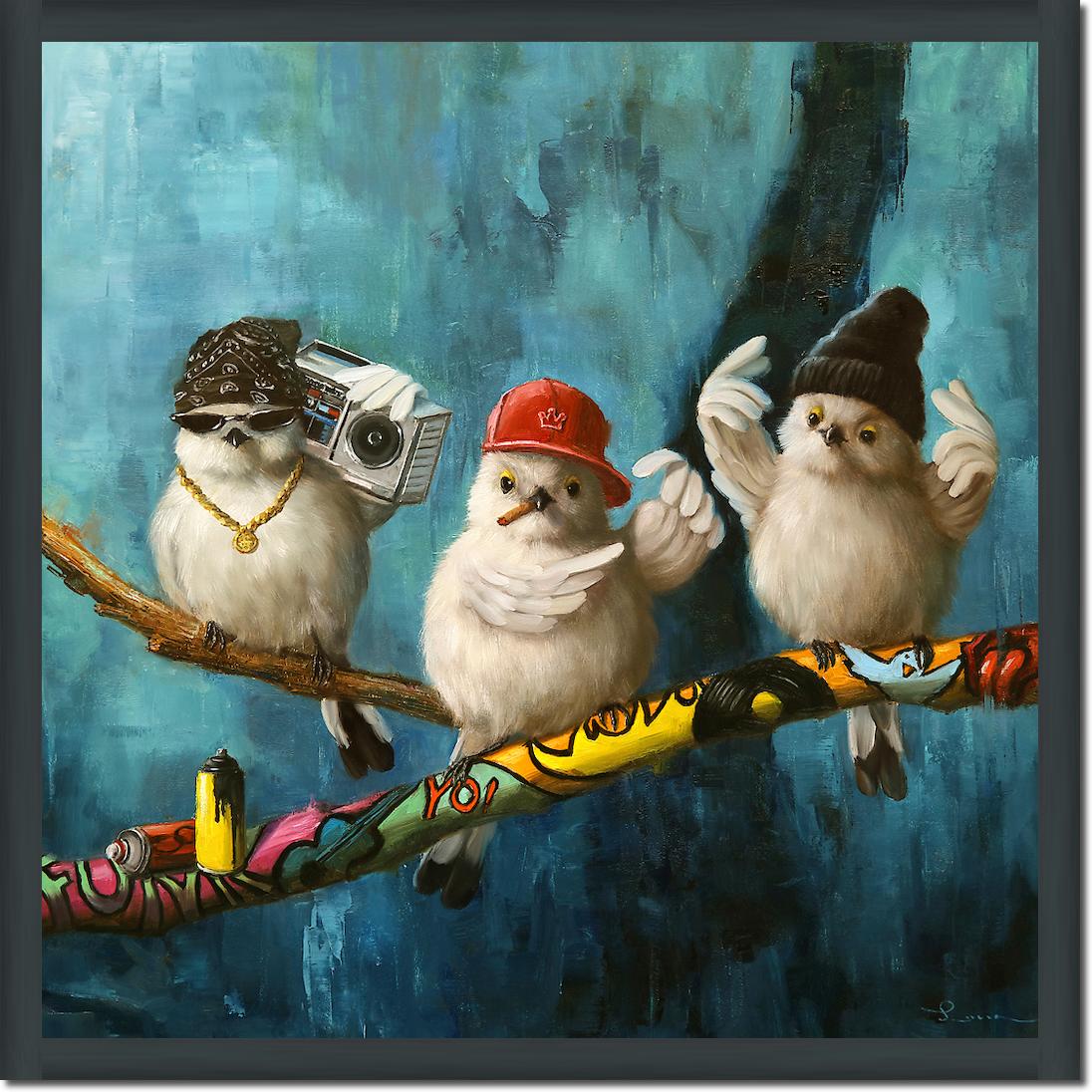 Birdz in da Hood No.2 von Lucia Heffernan