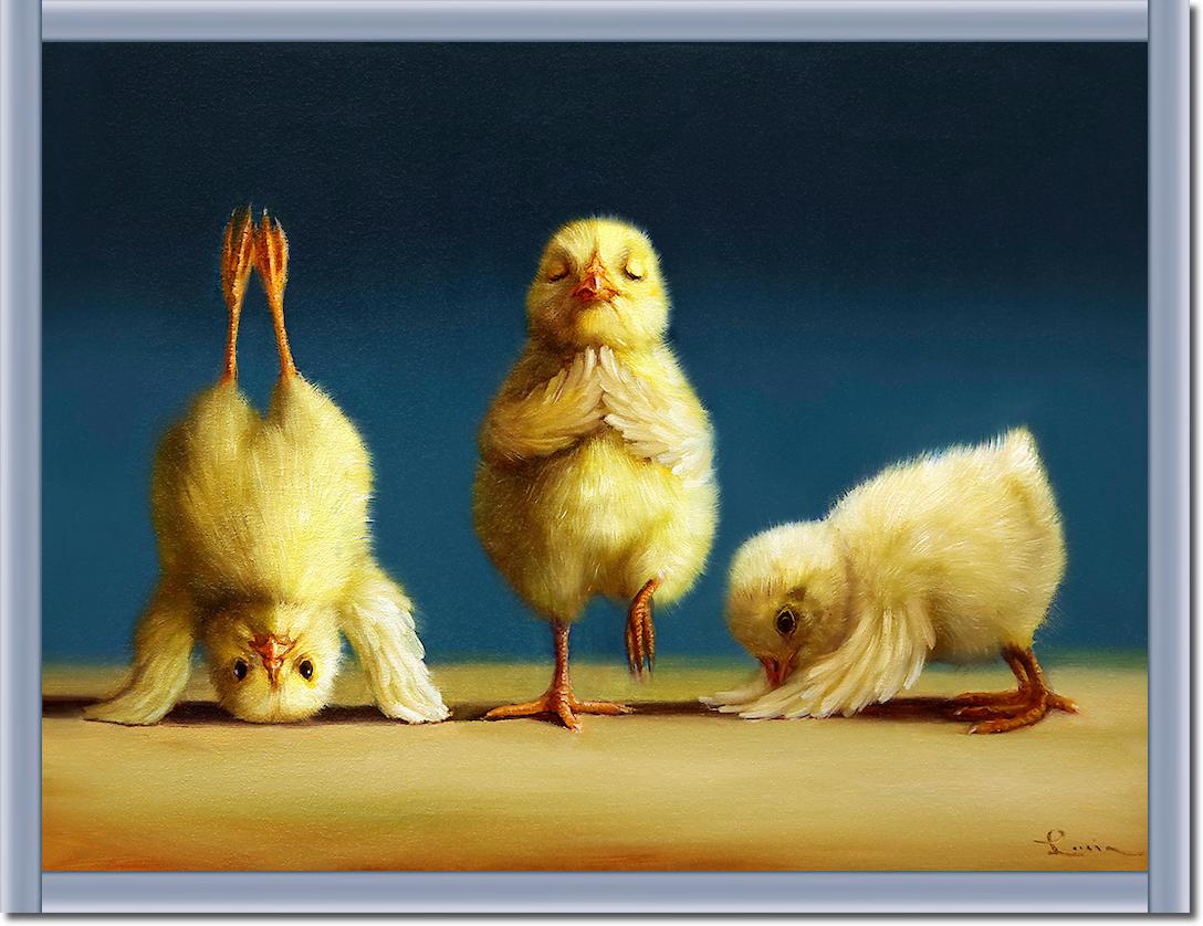 Yoga Chicks von Lucia Heffernan