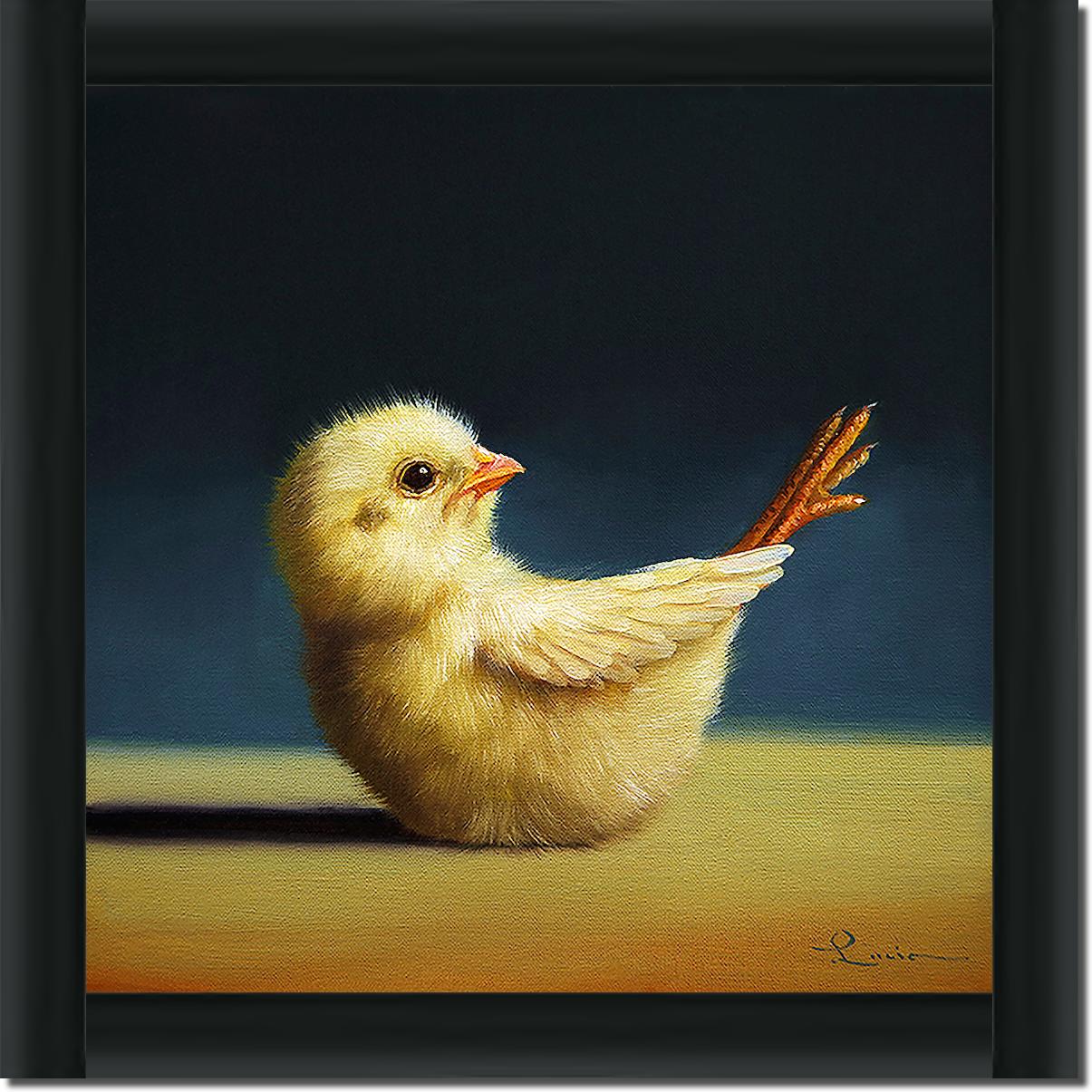 Yoga Chick Boat Pose von Lucia Heffernan