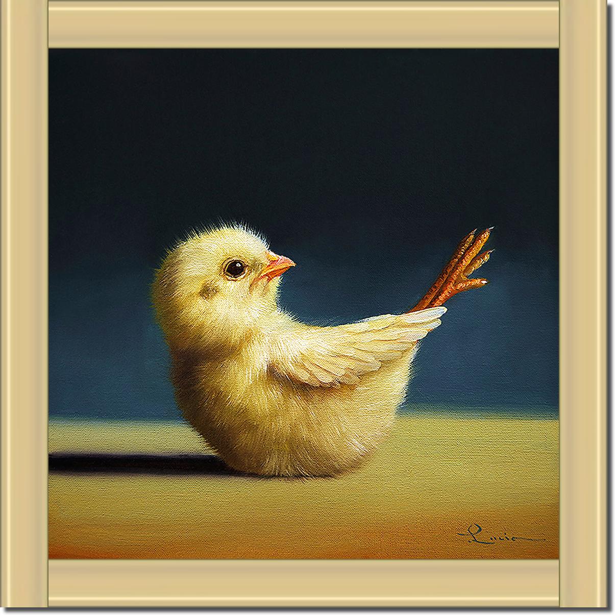 Yoga Chick Boat Pose von Lucia Heffernan