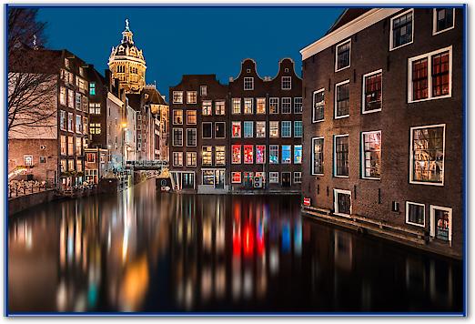 Amsterdam by Night von Arnaud Bertrande