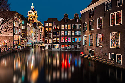 Amsterdam by Night von Arnaud Bertrande