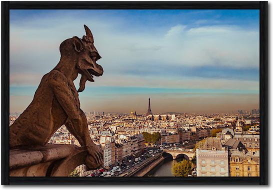 Vue sur Paris depuis Notre Dame von Arnaud Bertrande