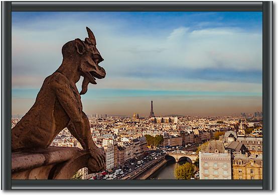 Vue sur Paris depuis Notre Dame von Arnaud Bertrande