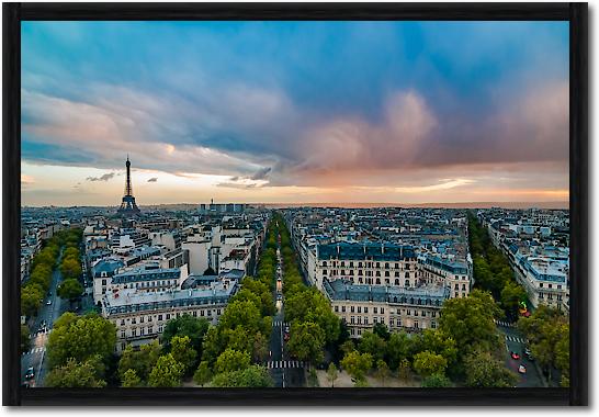 Vue sur Paris depuis l'Arc de Triomphe von Arnaud Bertrande