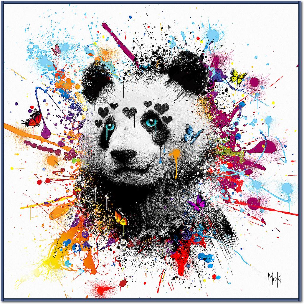 Panda pop blanc von Moki