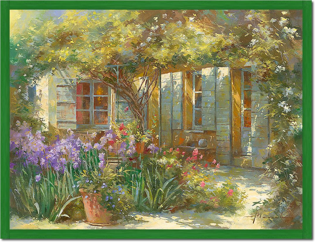 Jardin aux iris von Johan Messely