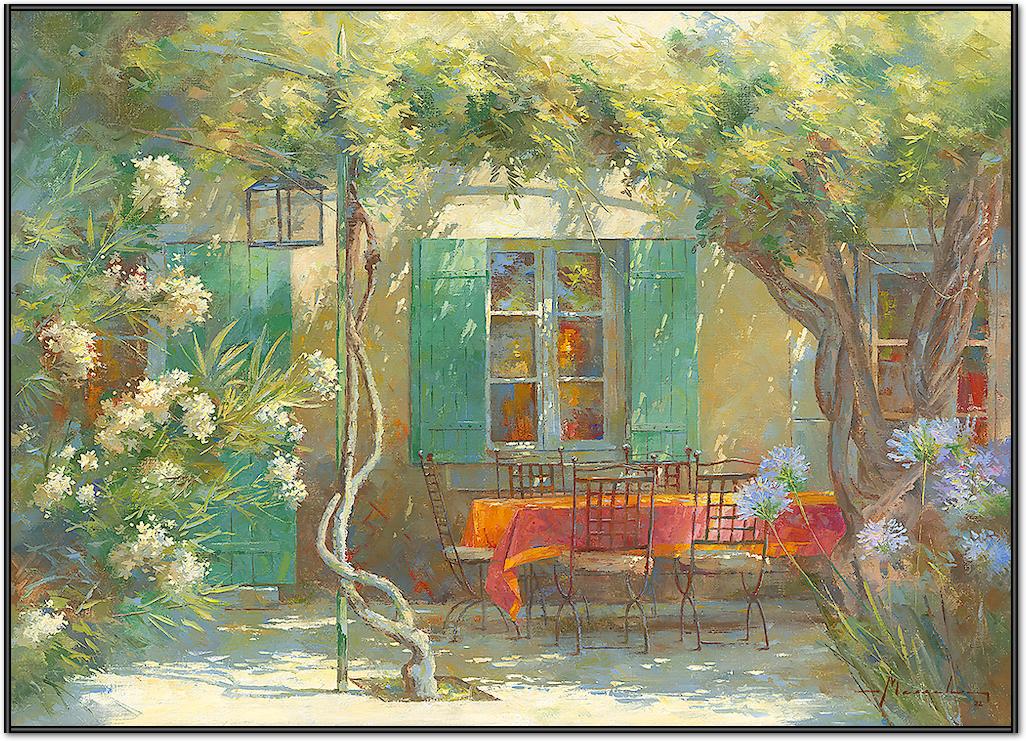 Terrasse d’été von Johan Messely