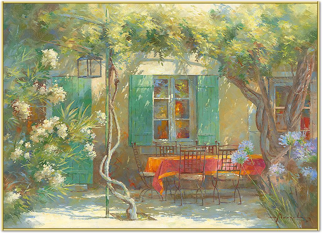 Terrasse d’été von Johan Messely