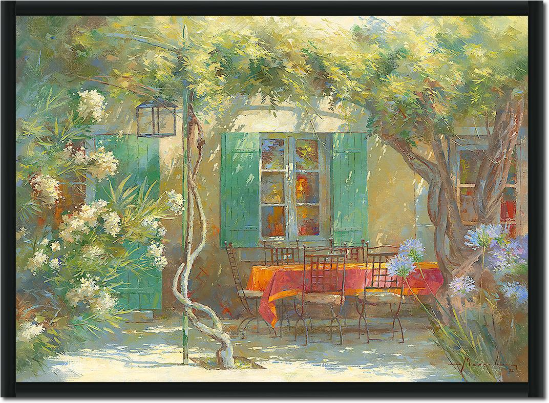 Terrasse d’été von Johan Messely