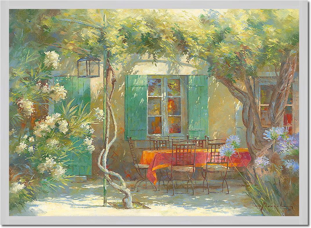 Terrasse d’été von Johan Messely