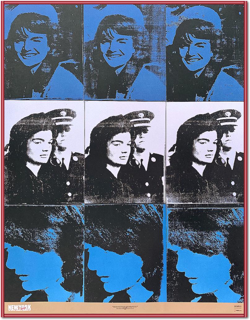 Nine Jackies, 1964 von Andy             Warhol