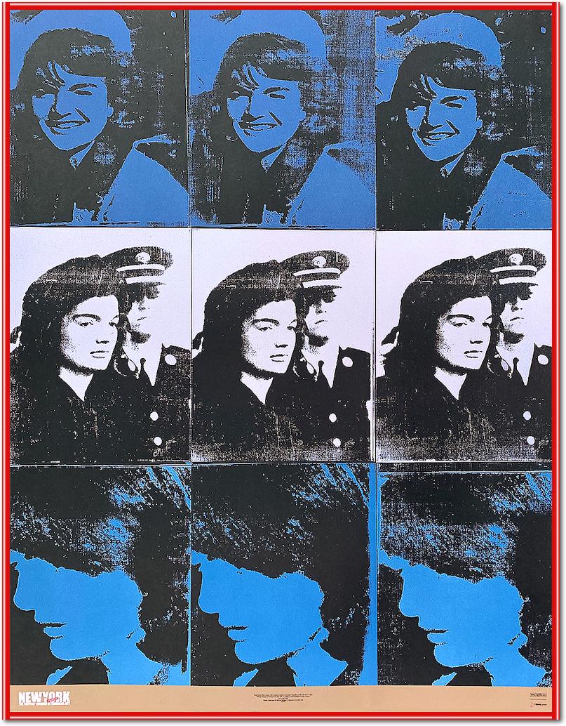 Nine Jackies, 1964 von Andy             Warhol