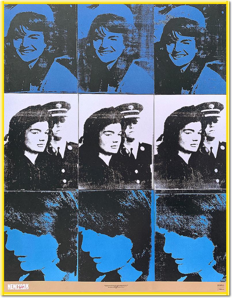 Nine Jackies, 1964 von Andy             Warhol