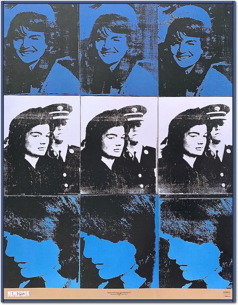 Nine Jackies, 1964 von Andy             Warhol