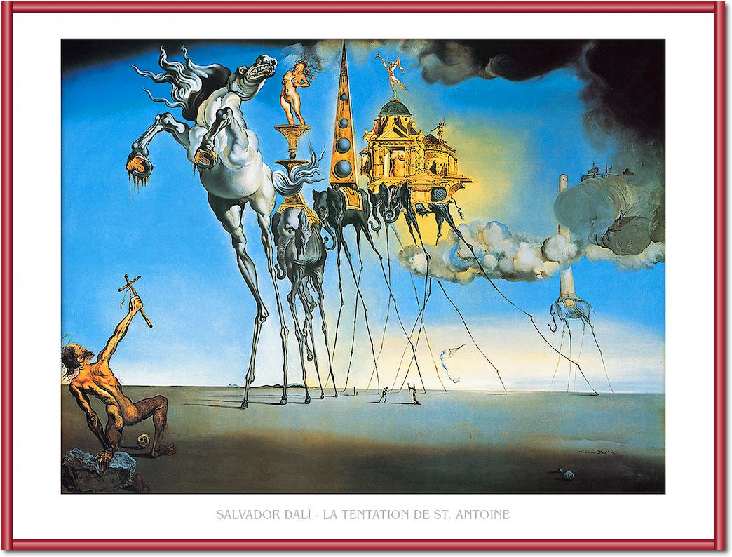 La tentation de St. Antoine von Salvador Dali