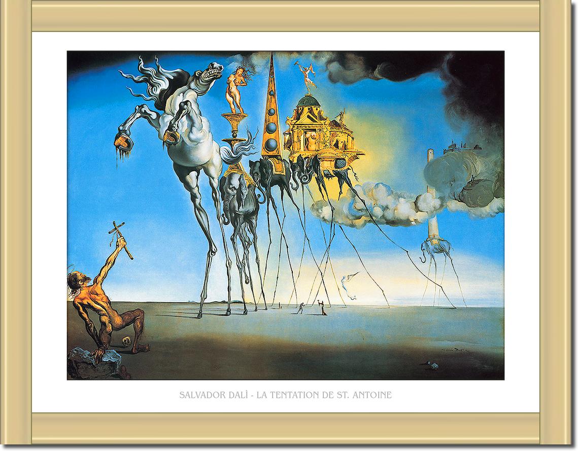 La tentation de St. Antoine von Salvador Dali