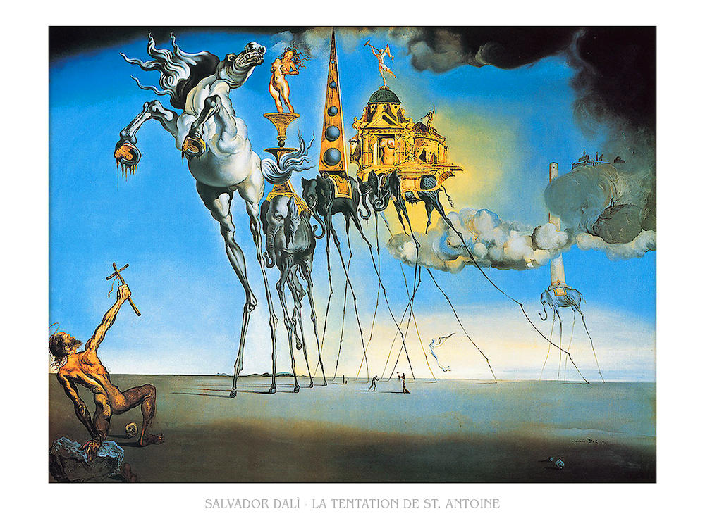 La tentation de St. Antoine von Salvador Dali