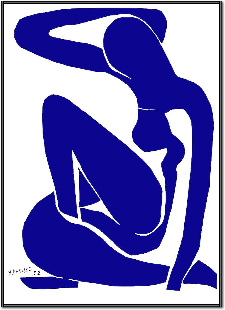 Nu bleu I von Henri            Matisse