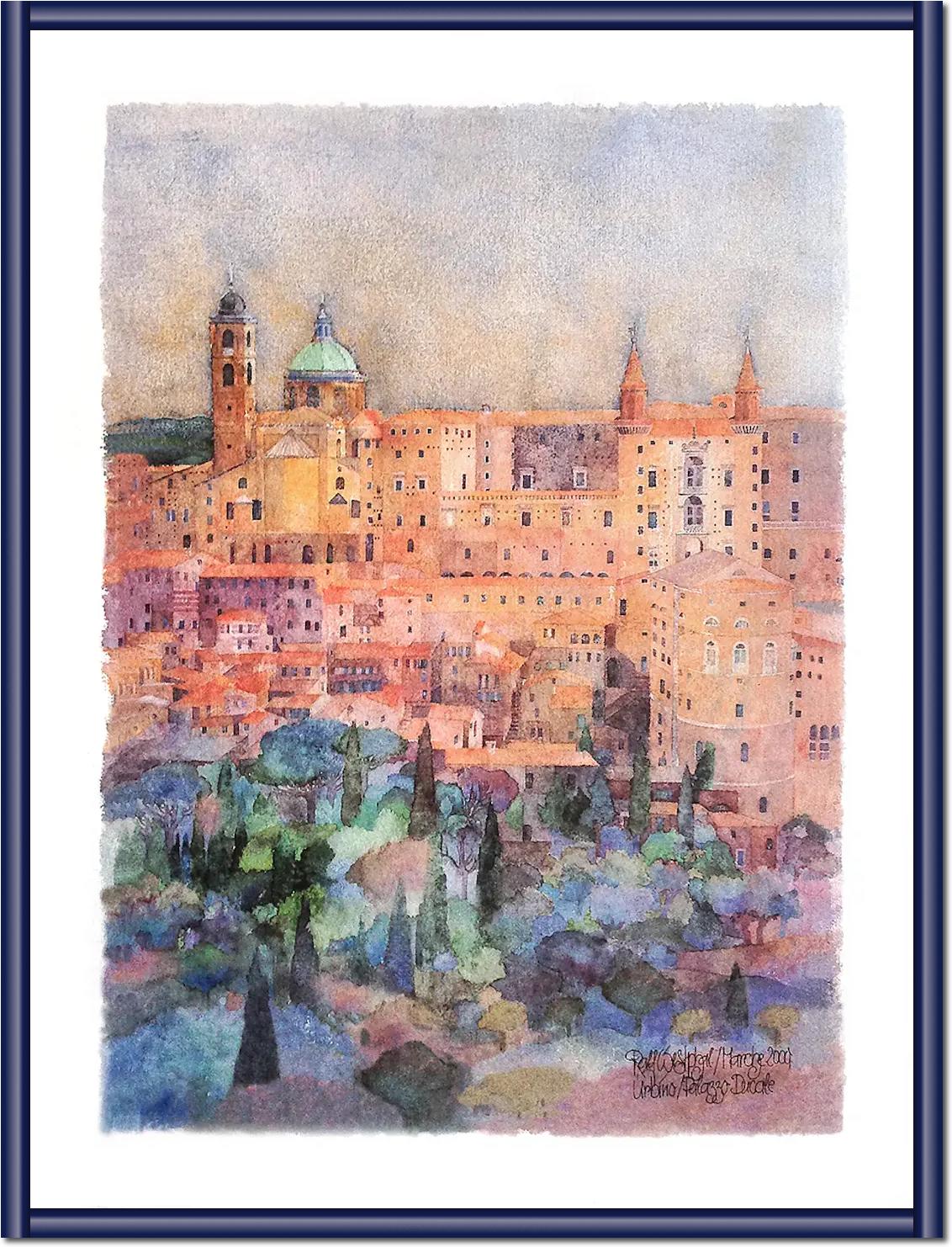 Urbino, Palazzo Ducale, Marche von Ralf Westphal