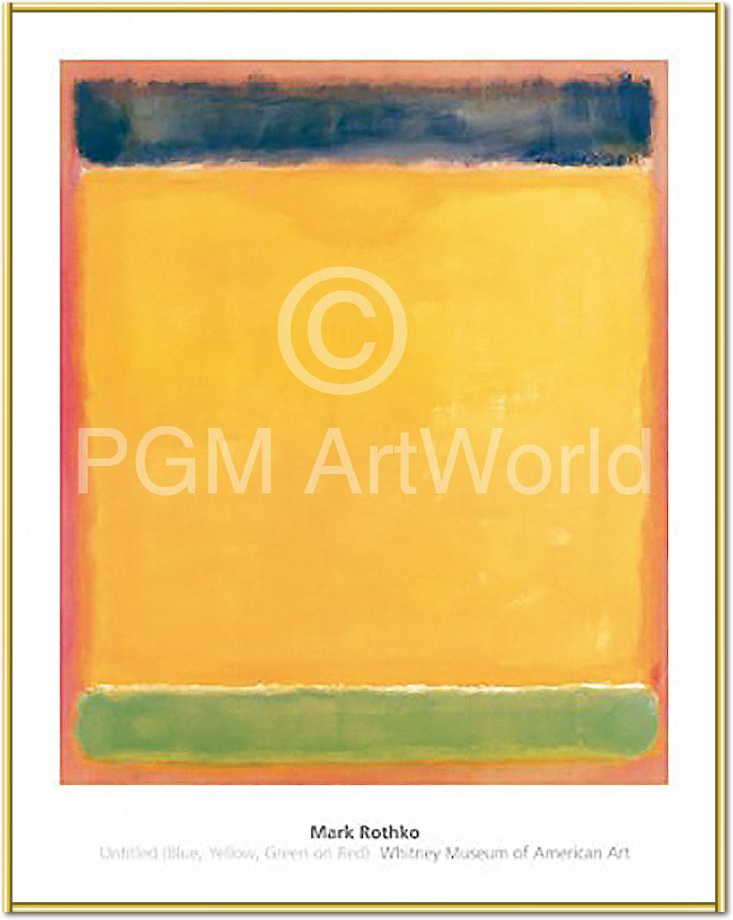 Untitled (Blue, Yellow, ,MKR-184 von Mark             Rothko