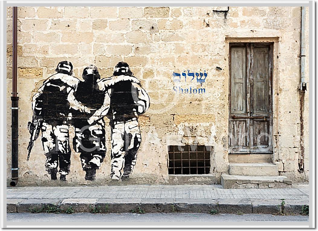 Shalom, Street Art Haifa von EDITION STREET