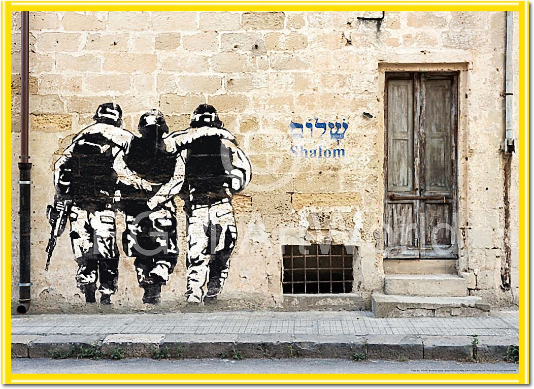 Shalom, Street Art Haifa von EDITION STREET