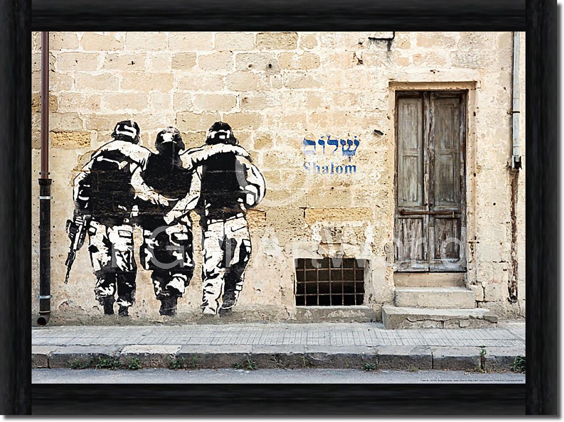 Shalom, Street Art Haifa von EDITION STREET