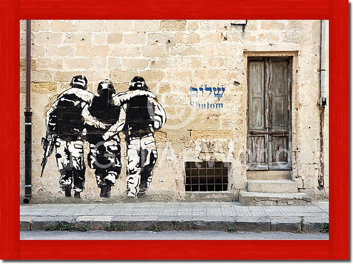 Shalom, Street Art Haifa von EDITION STREET