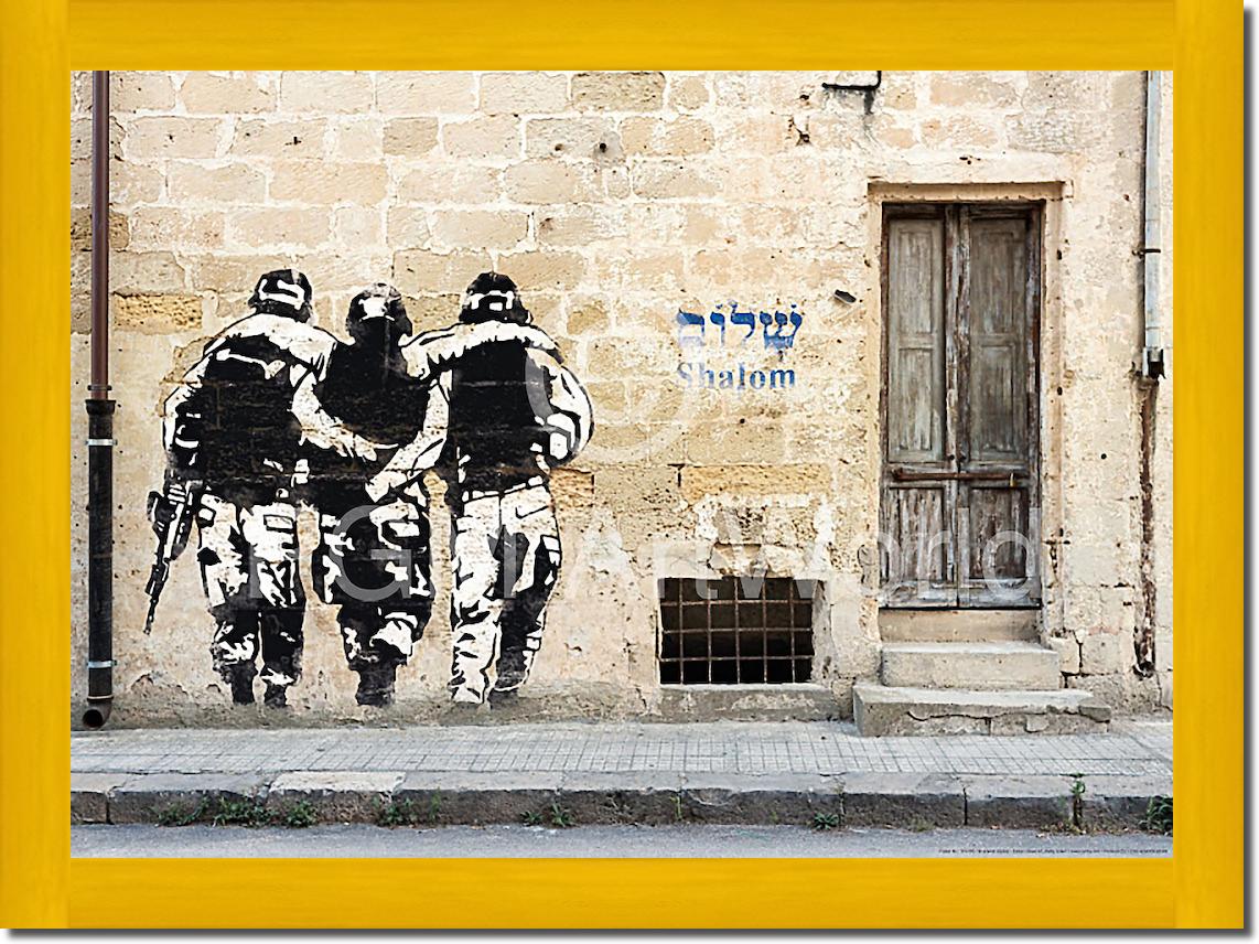 Shalom, Street Art Haifa von EDITION STREET