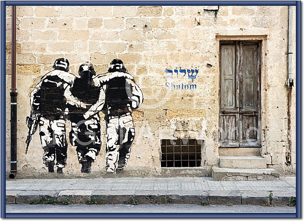 Shalom, Street Art Haifa von EDITION STREET