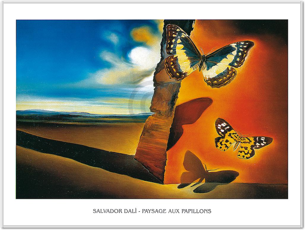 Paysage aux papillons, SD-325 von Salvador         Dali