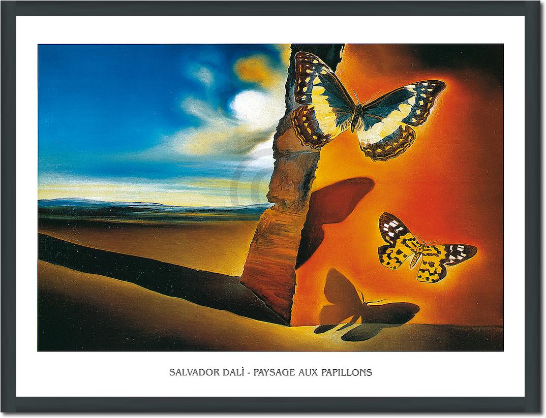 Paysage aux papillons, SD-325 von Salvador         Dali