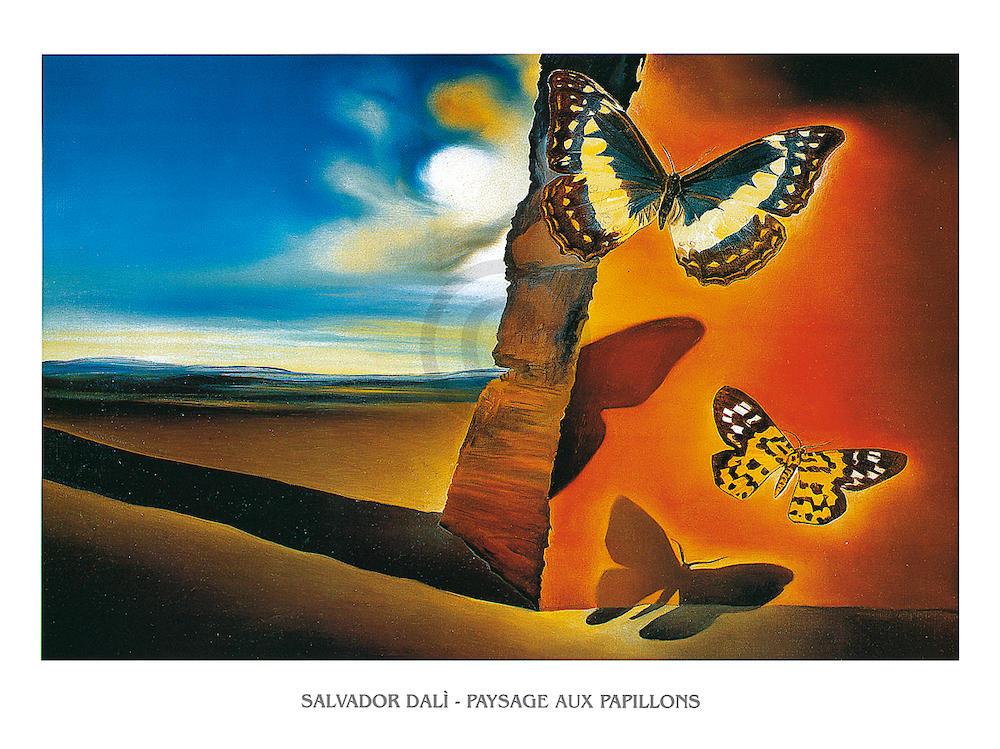 Paysage aux papillons, SD-325 von Salvador         Dali