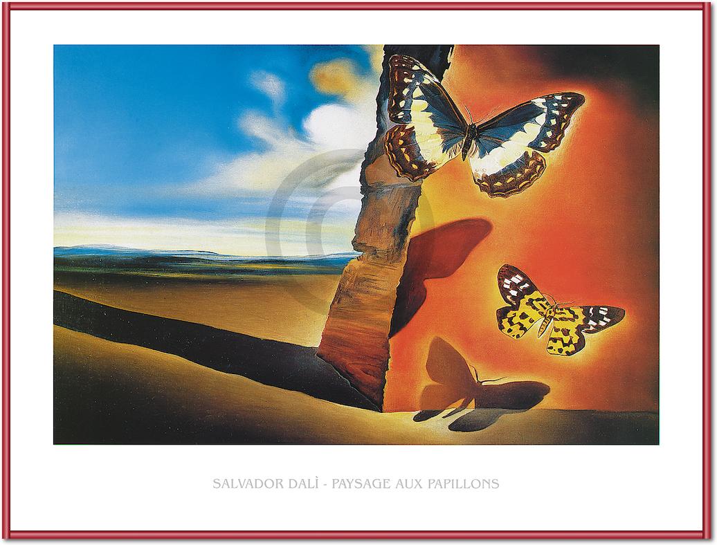 Paysage aux Papillons, SD-506 von Salvador         Dali
