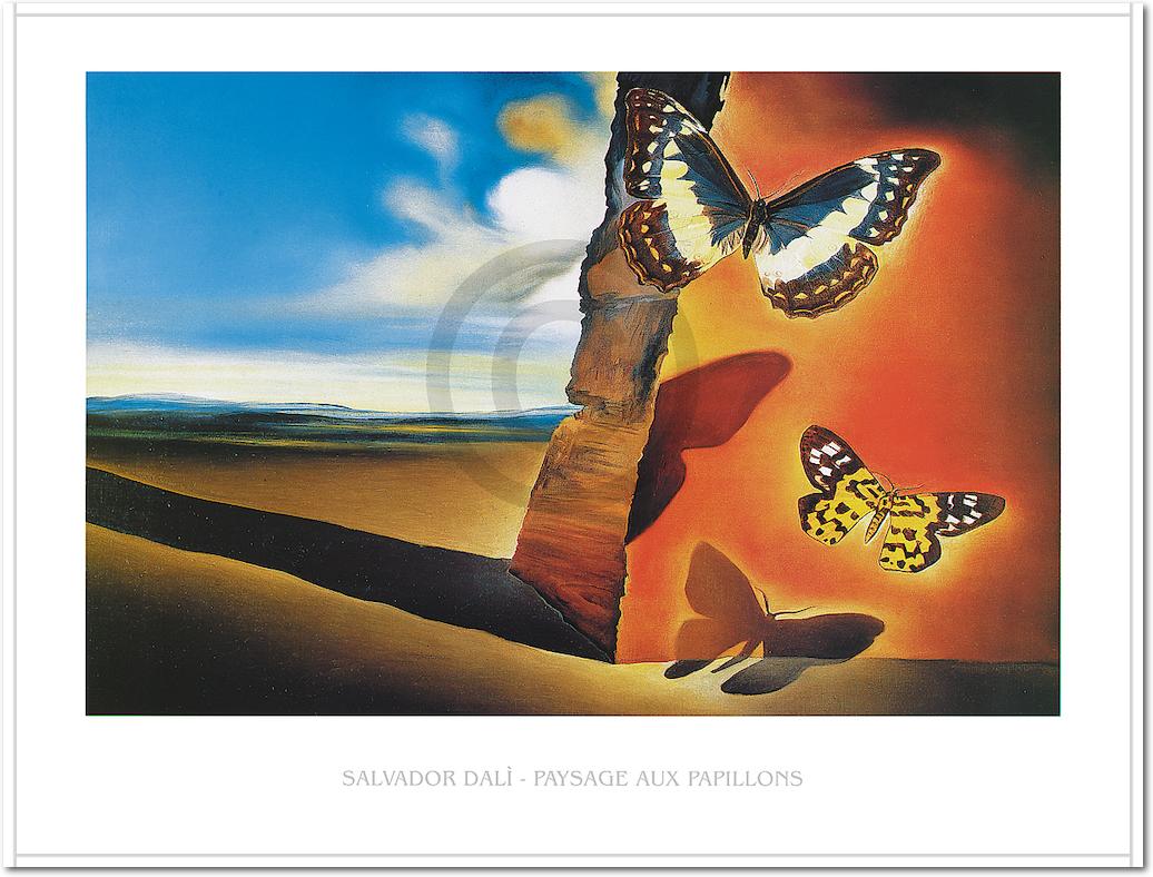 Paysage aux Papillons, SD-506 von Salvador         Dali