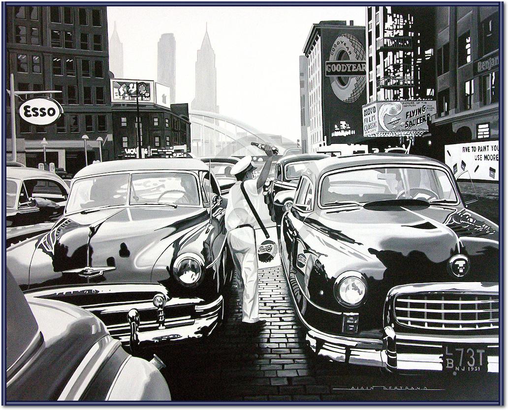 Vendeur de Pepsi à Manhattan von Alain Bertrand