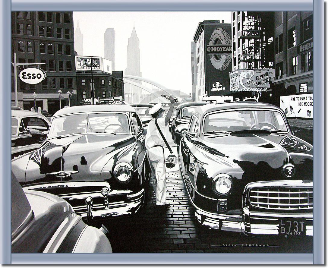 Vendeur de Pepsi à Manhattan von Alain Bertrand