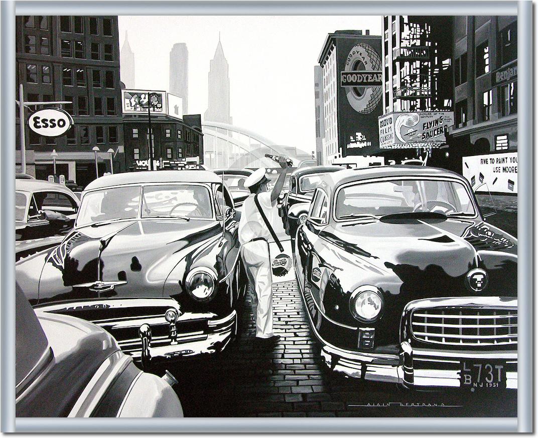 Vendeur de Pepsi à Manhattan von Alain Bertrand