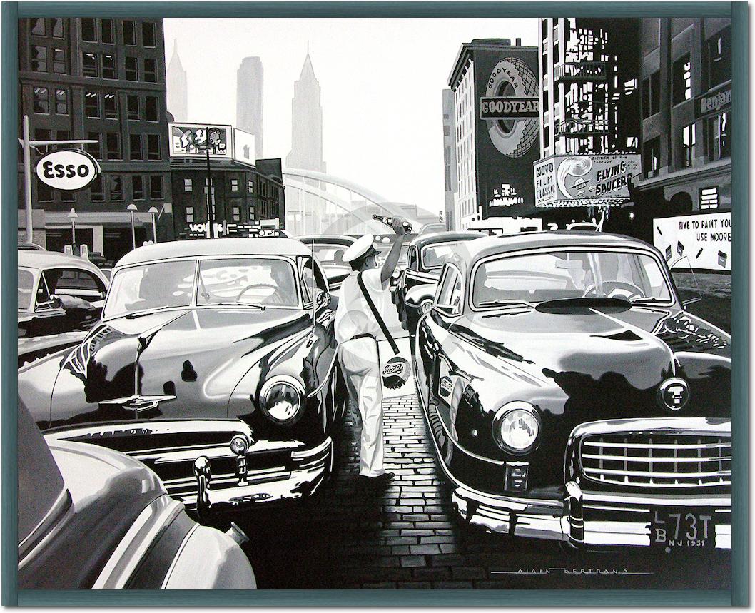 Vendeur de Pepsi à Manhattan von Alain Bertrand