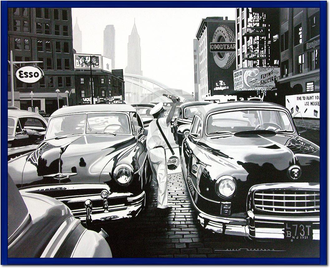 Vendeur de Pepsi à Manhattan von Alain Bertrand