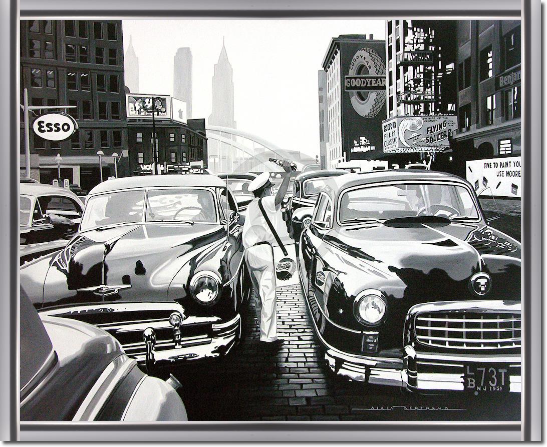 Vendeur de Pepsi à Manhattan von Alain Bertrand