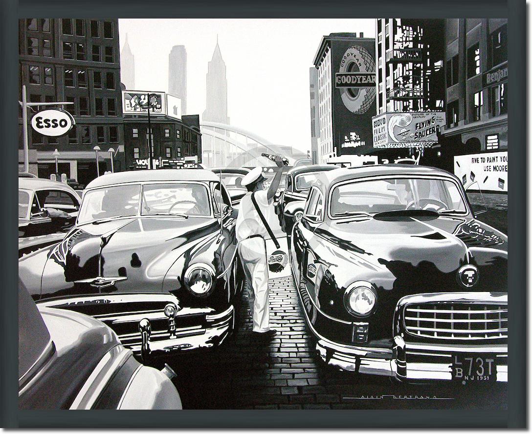 Vendeur de Pepsi à Manhattan von Alain Bertrand